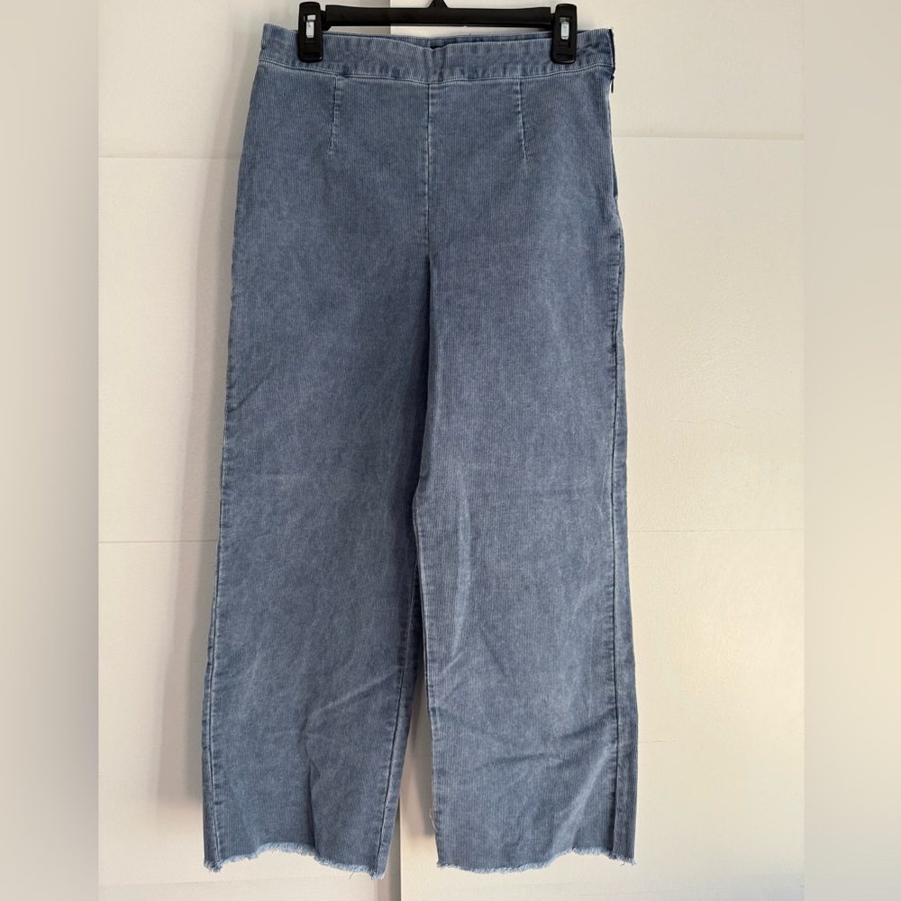 Women Corduroy Wide Leg Pants Size 28